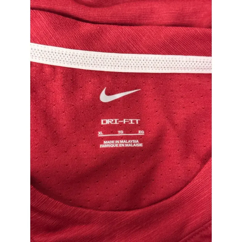 Nike Shirt XL Mens Stanford Cardinals Dri Fit Jersey Short Sleeve